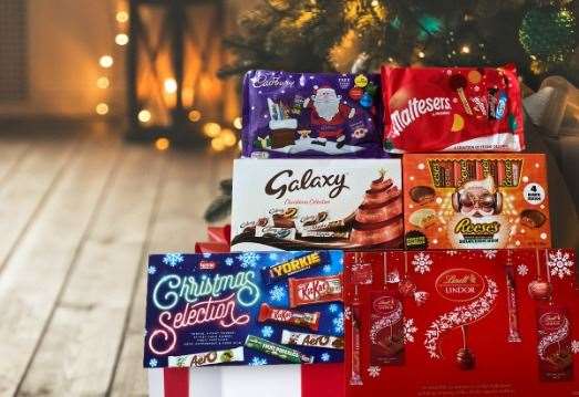 Selection boxes are a common treat during the festive season