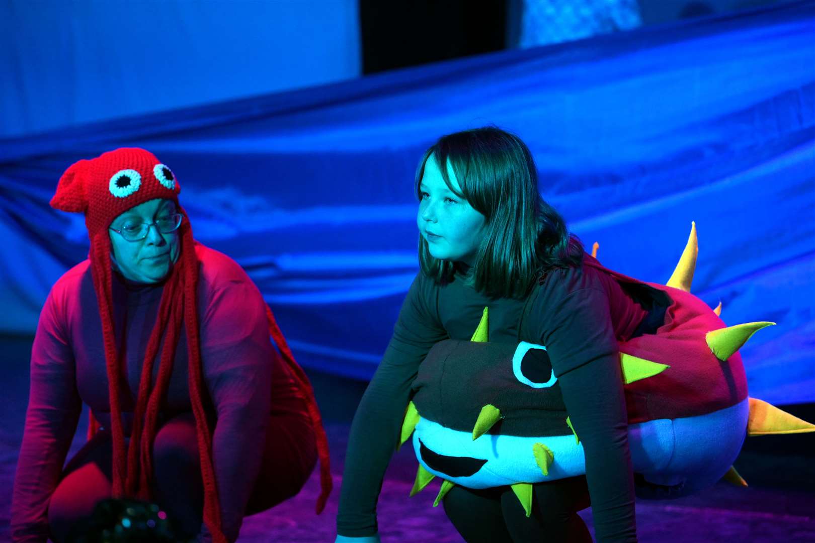Nine Lives Theatre Company dress rehearsal of The Little Mermaid