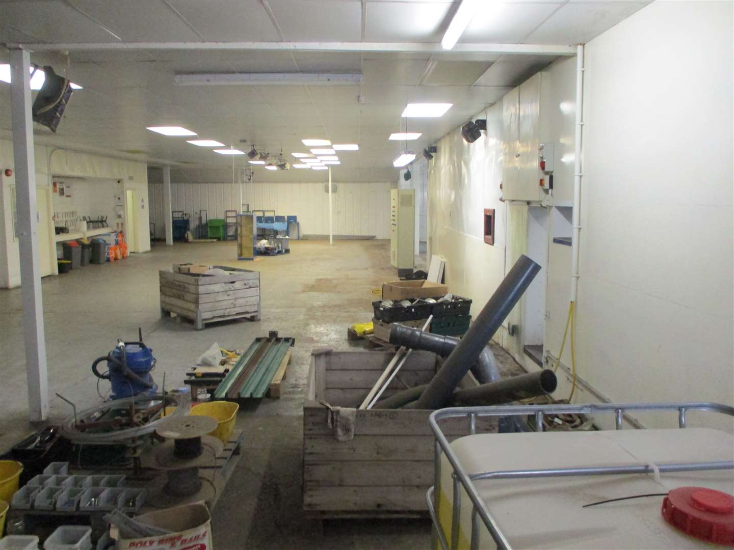 The area when it was under construction