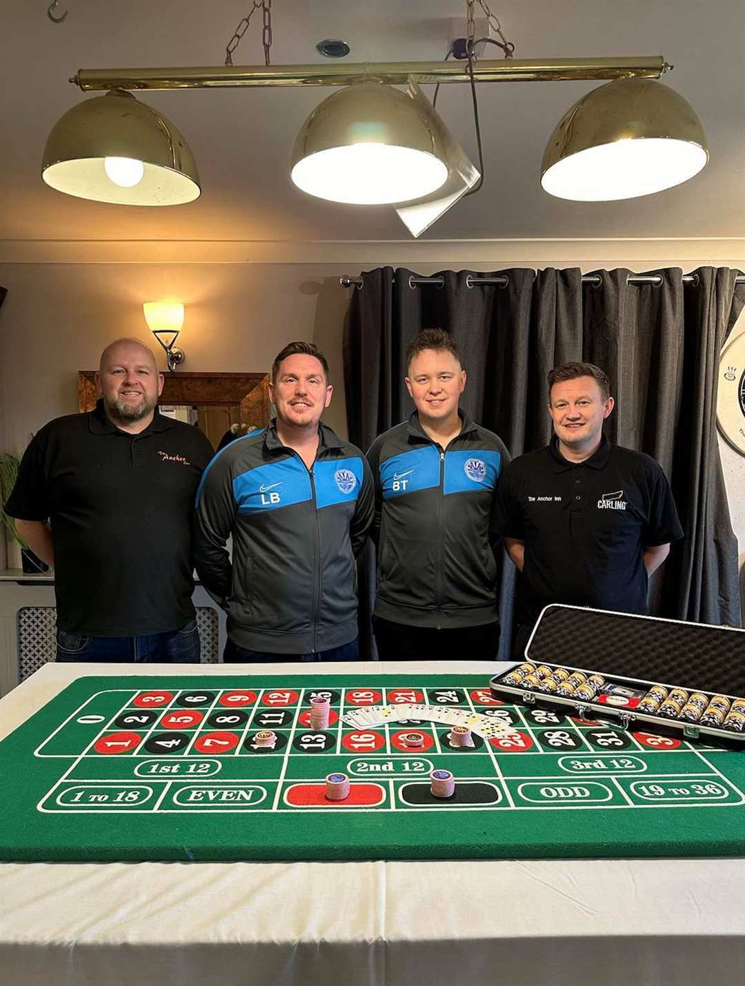 From left to right: Jamie Scott Hook, Liam Burton, Ben Thompson, Robert Hook. PHOTO: submitted