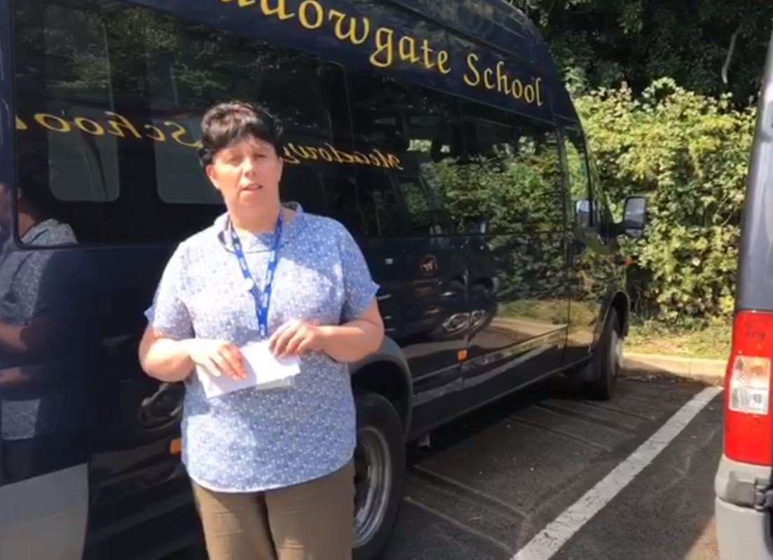 Meadowgate headteacher Michelle Flanz explains the importance of being able to take pupils out and about. (39935070)