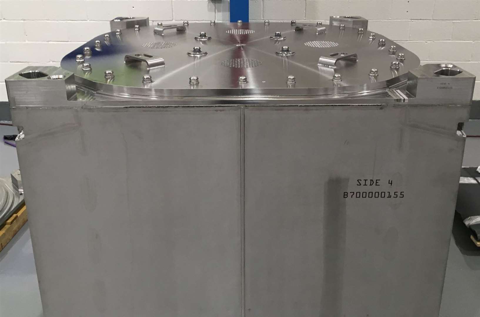 A stainless steel container for the nuclear industry. Photo: Stainless Metalcraft.