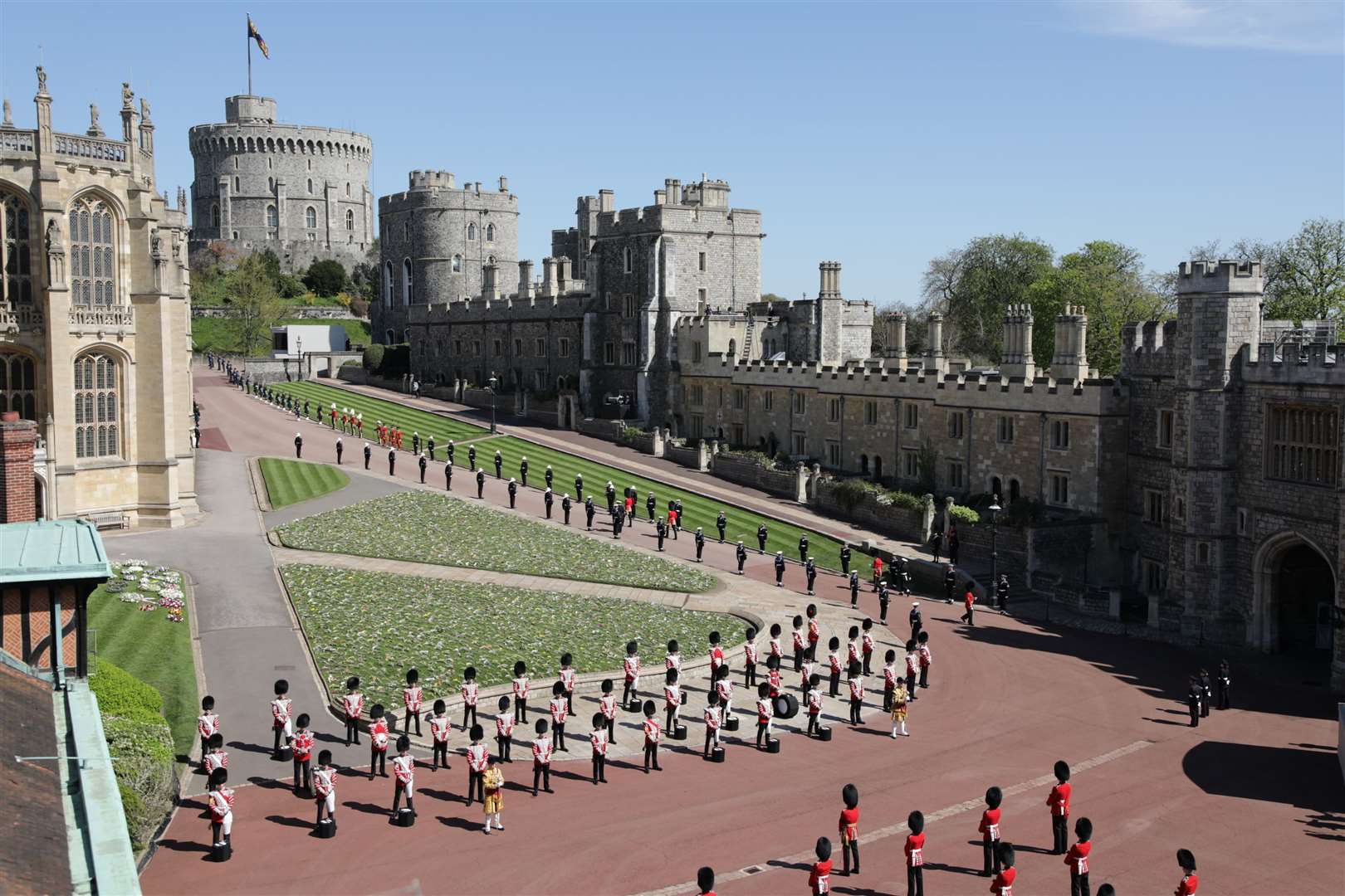 After events in London, the Queen's coffin is being taken to Windsor and St George's Chapel. Image: Stock photo.