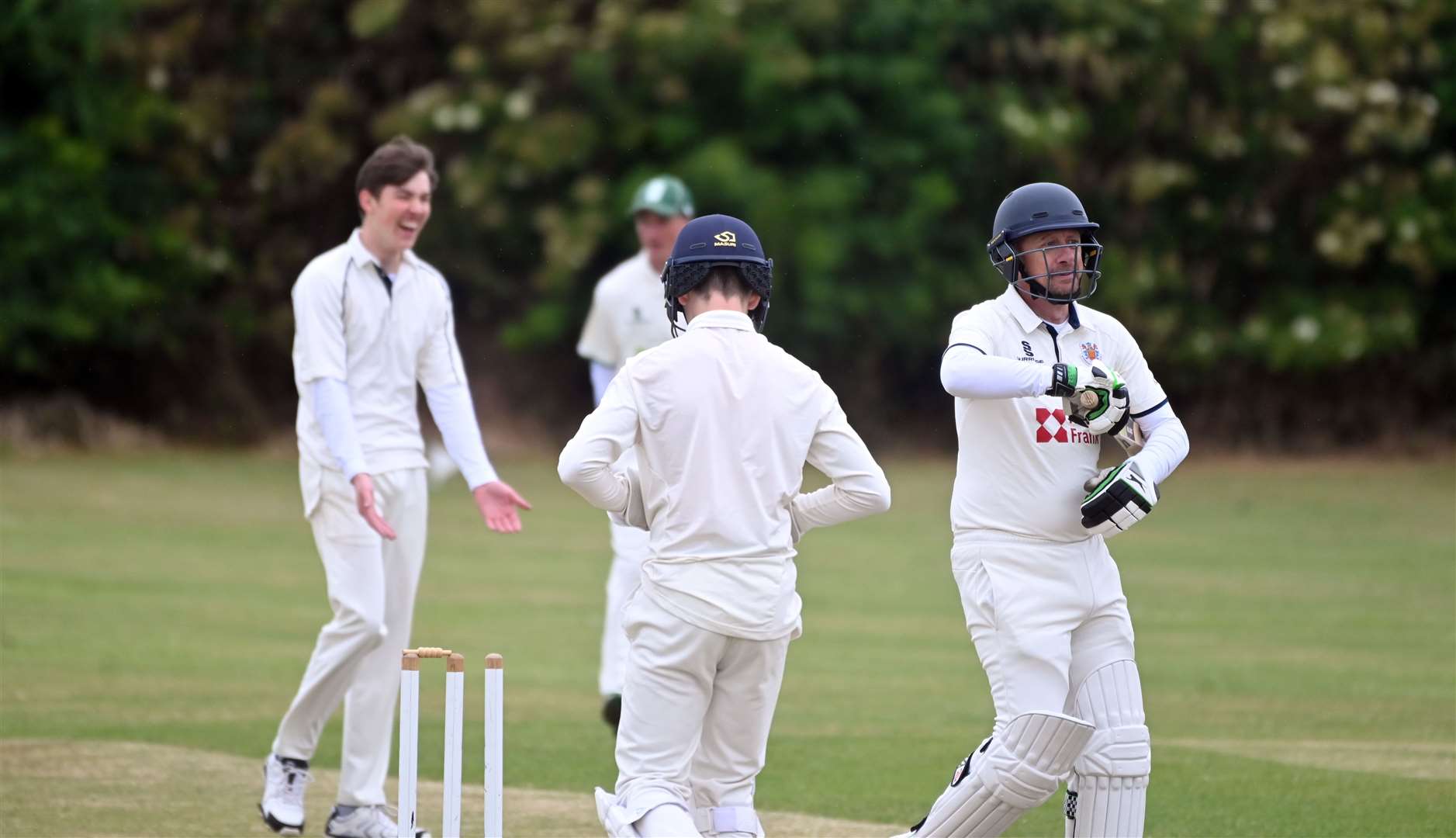 Chatteris 2nds v Wisbech 3rds..Nick Osbourne out being bowled. (57410877)