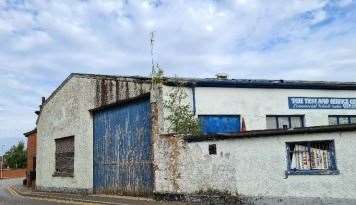The former MOT test centre is in need of extensive repairs
