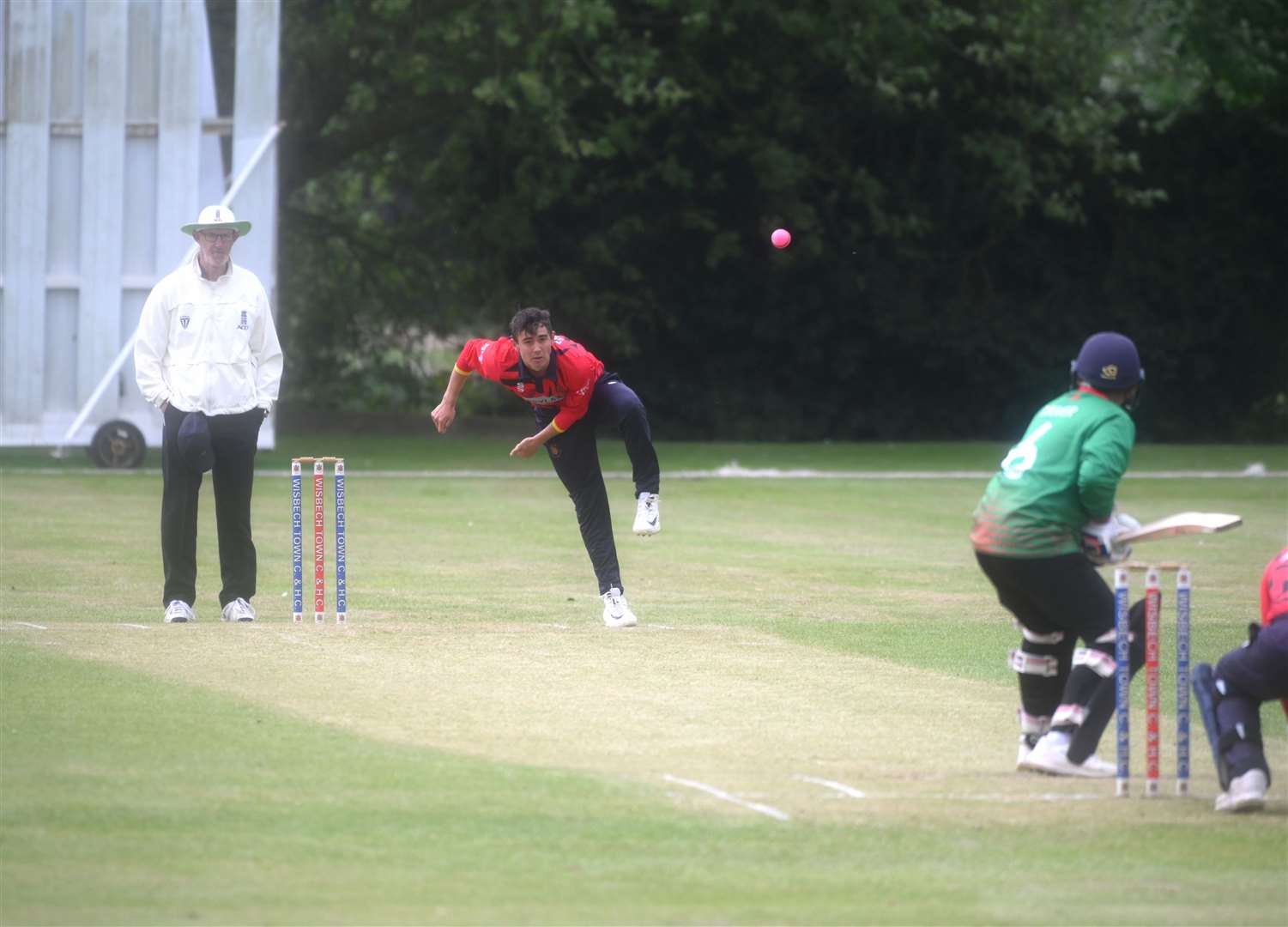 Josh Porter was the pick of Wisbech's bowlers against Cambridge St Giles with 3-32 from 7.4 overs. Picture: Adam Fairbrother