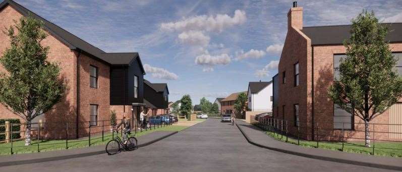 Images which accompanied the planning application to build homes on the former Butterfly Park in Long Sutton