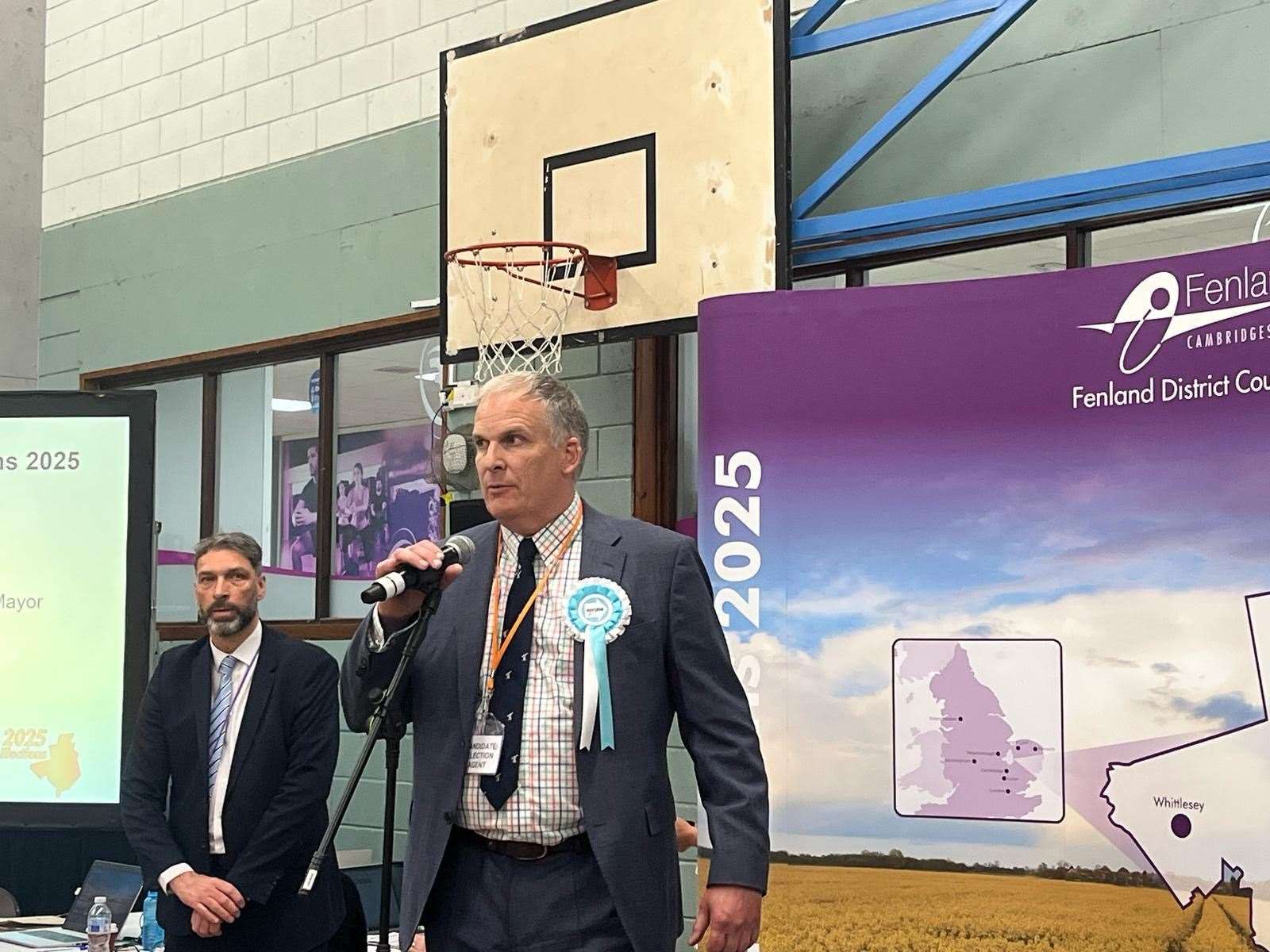 Newly-elected Michael Fisher will be county councillor for the Whittlesey South ward