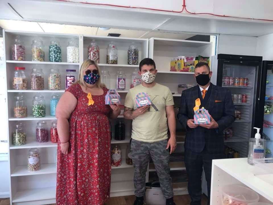 Businesses in Wisbech including Woodward's Confection went orange on Wednesday to mark National Battens Disease Day. (48071375)