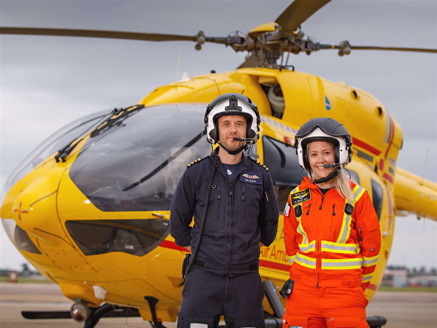 East Anglian Air Ambulance will be part of the focus of the TV series. Picture: EAAA.
