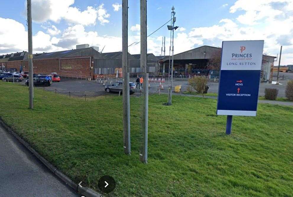 Princes factory in Long Sutton PHOTO: GOOGLE MAPS