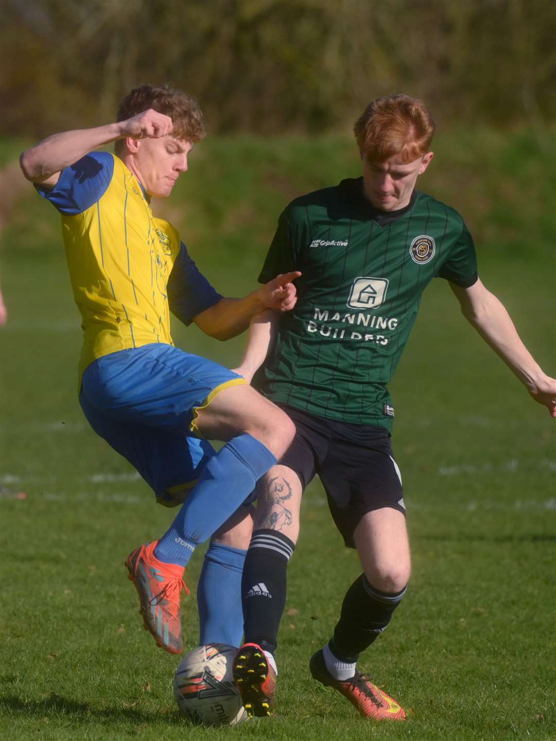 Marshland Saints Reserves (Green) v Gayton United (Yellow)