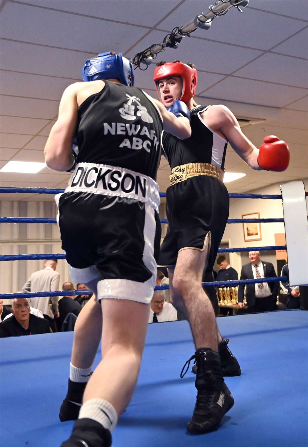 March Boxing Club evening of boxing..Josh Moulding (red) v Harrison Dickson. (55848609)