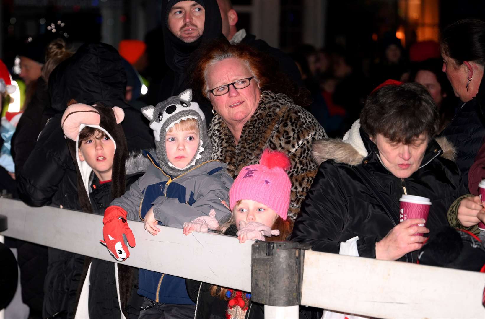 March Christmas lights switch on