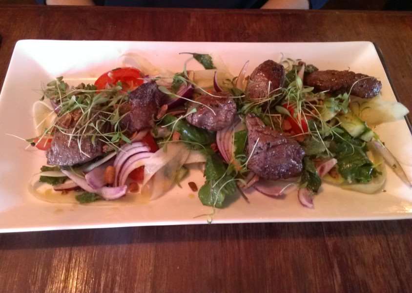 Brad Barnes dines at The Dog In A Doublet