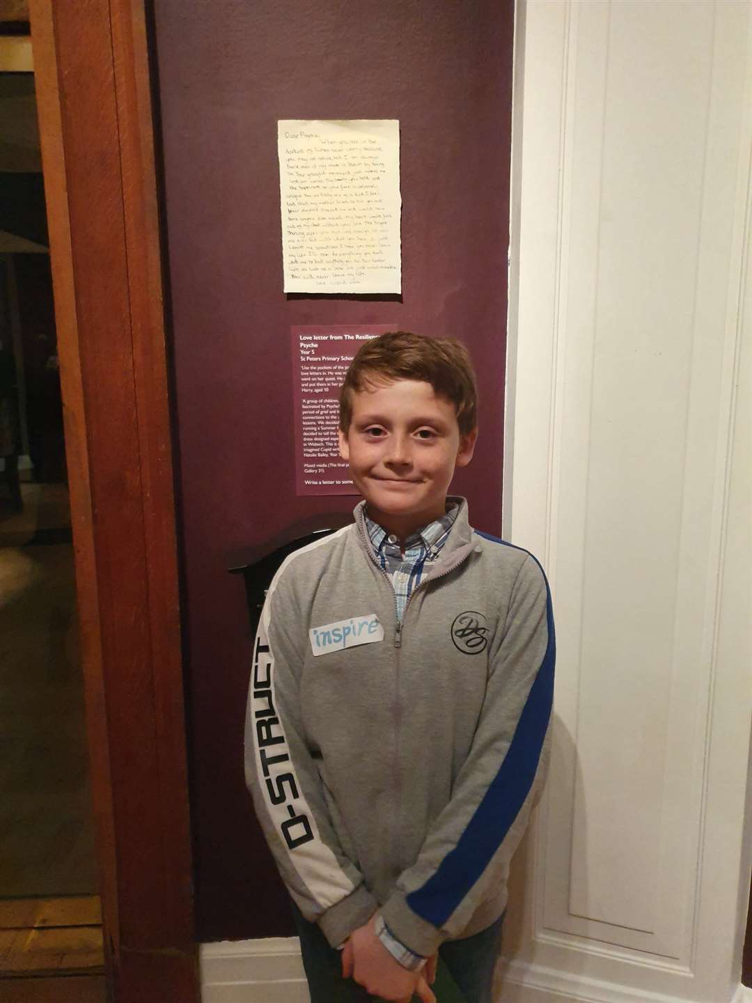 Pupils from St Peter's School visited the #INSPIRE2020 exhibition at the Fitzwiliam Museum. (24362014)