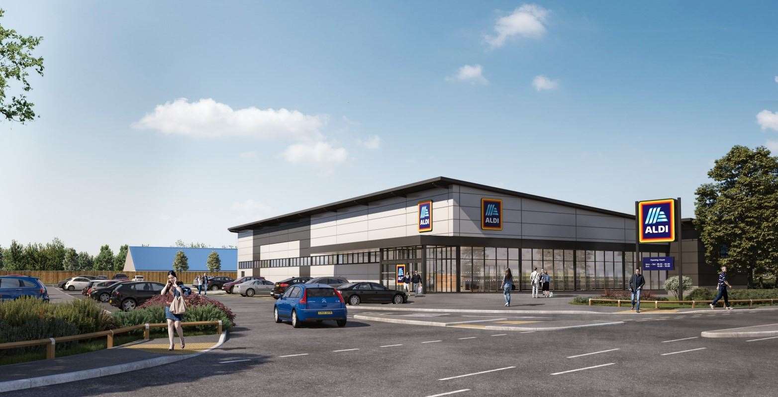 Fenland's planning committee approved plans for the March Aldi in July 2023.