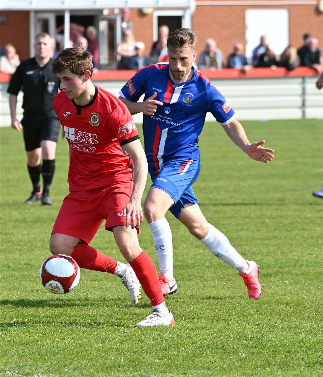 Layton Maddison on the ball