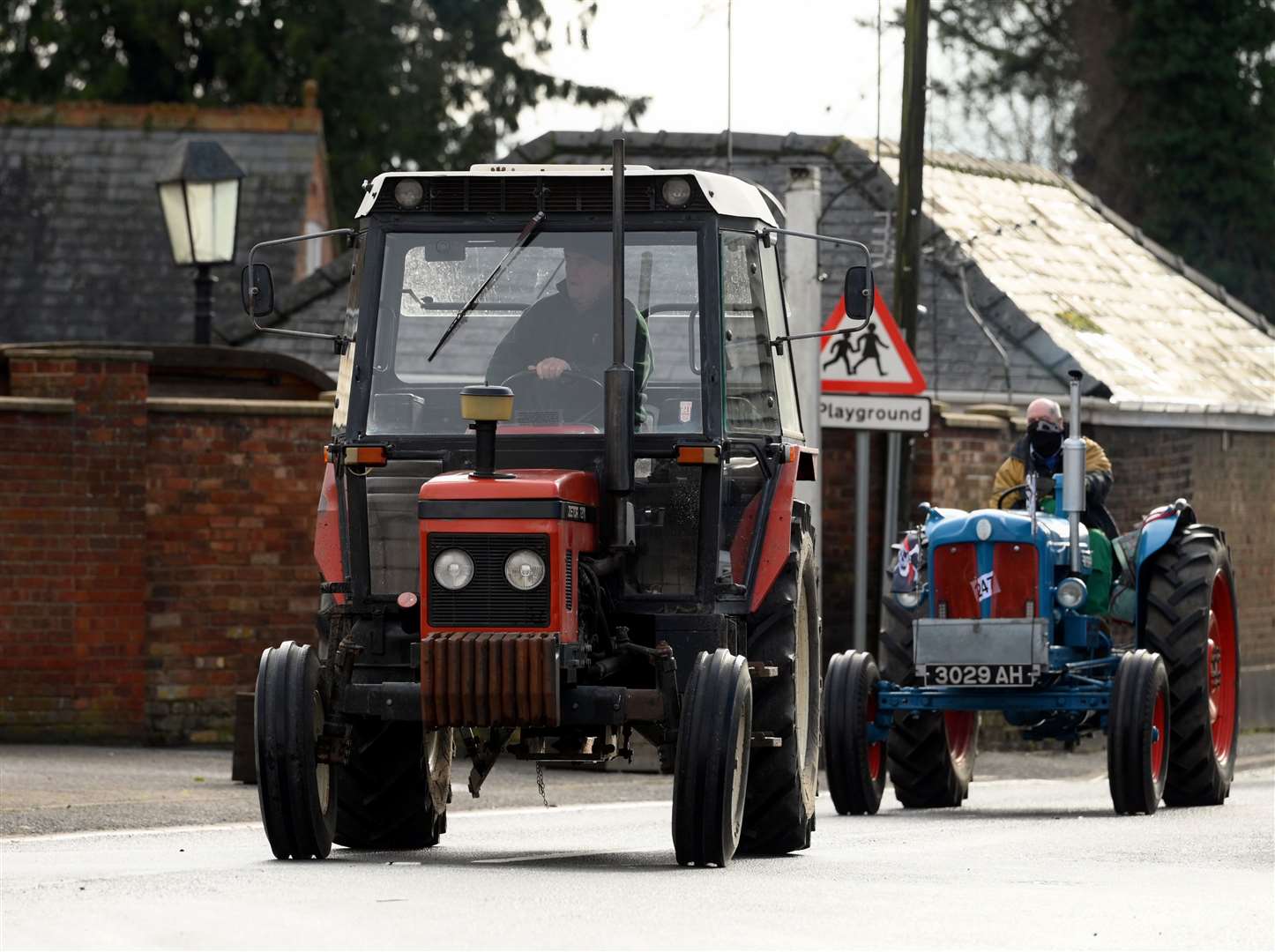 Charity valentines tractor run