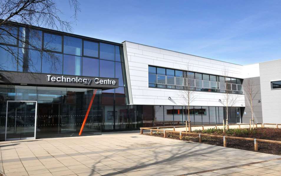 The New College of West Anglia technology building at the King's Lynn Campus.