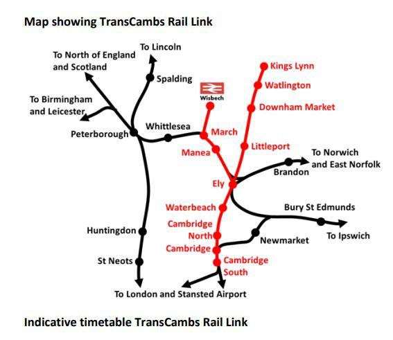 Wisbech Rail Consultative Group have drawn up a detailed report on the project including pointing out the benefits to the whole county.