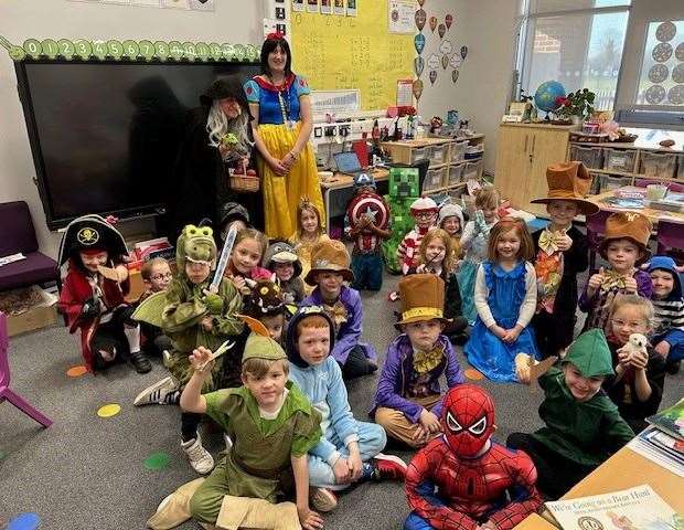 Children and staff at Cromwell Community College in Chatteris dressed up for World Book Day