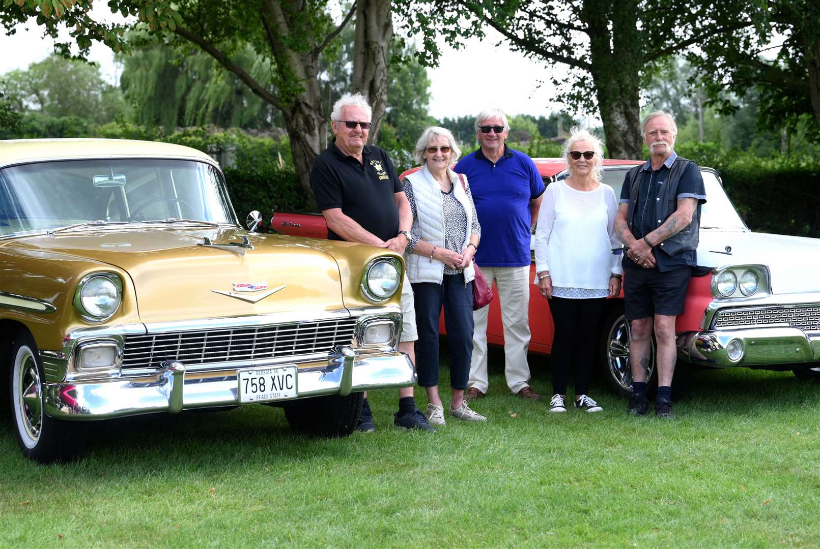 Upwell summer fete, Bill Baxter, Shirley Baxter, Robert Henry, July Harrison and Brian Harrison