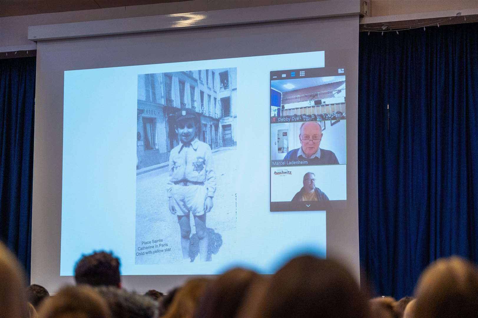 High school students hear moving testimony from Holocaust survivor. Photos: Ian Burt. (55541750)