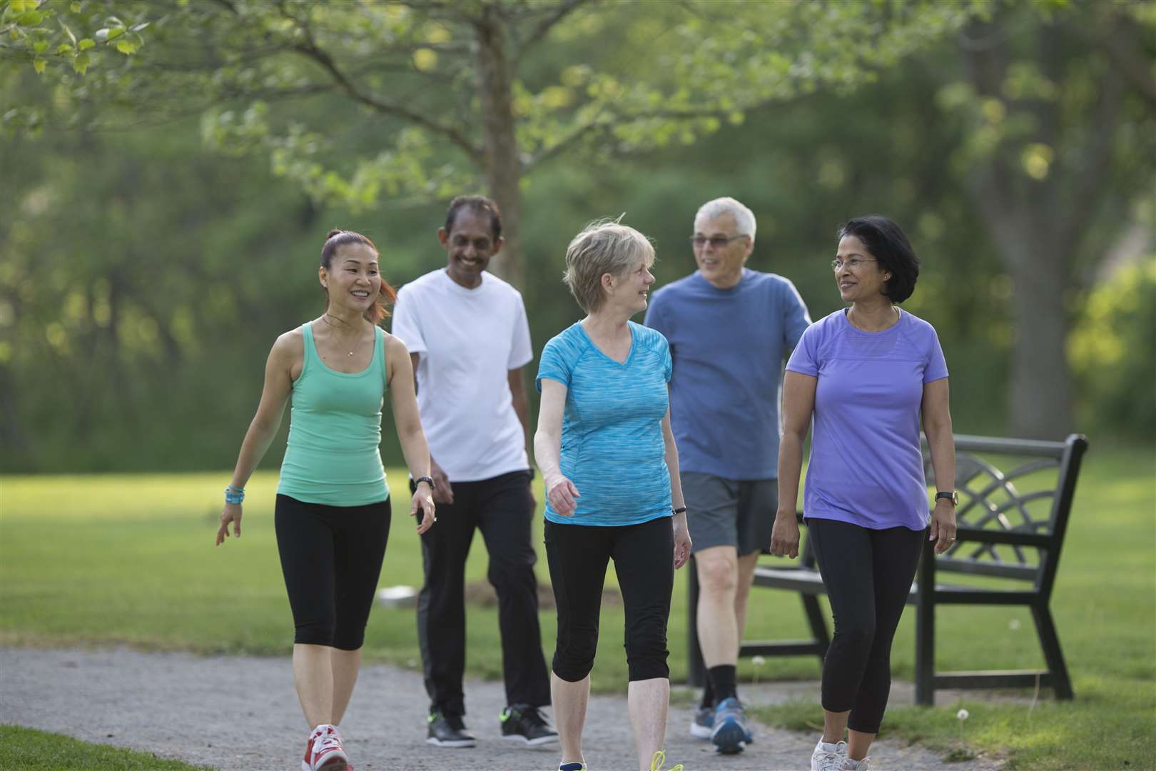 Getting active in the park