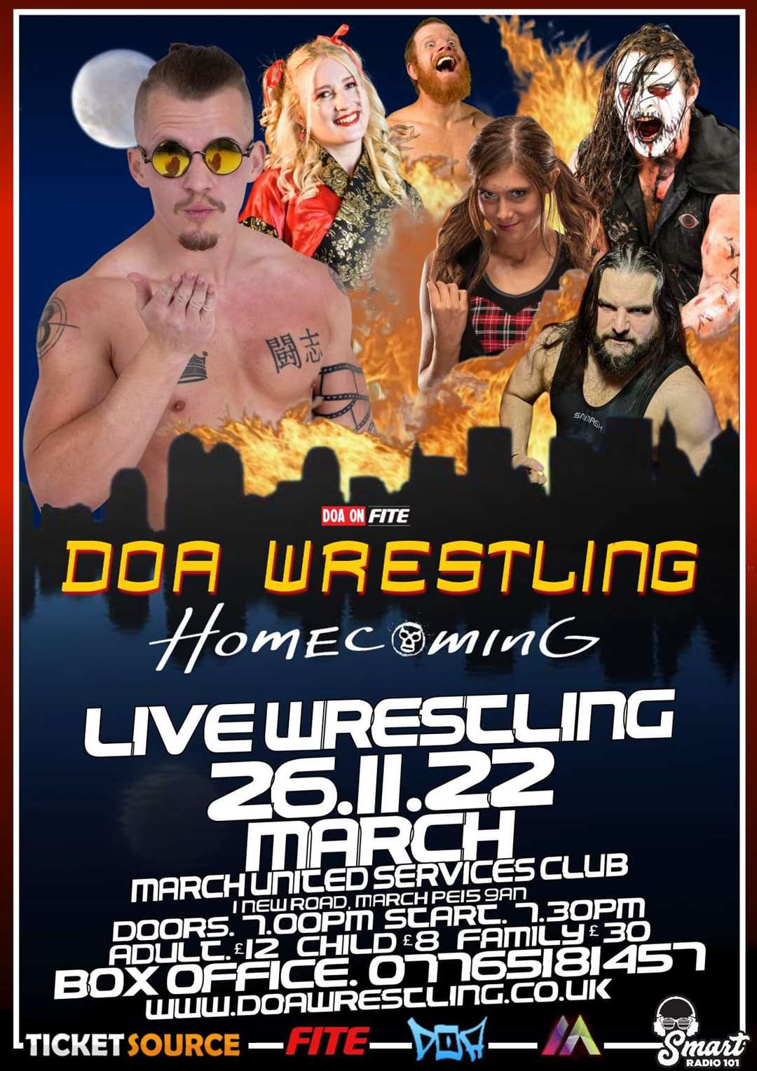 Live wrestling is coming to March on Saturday. (60894738)
