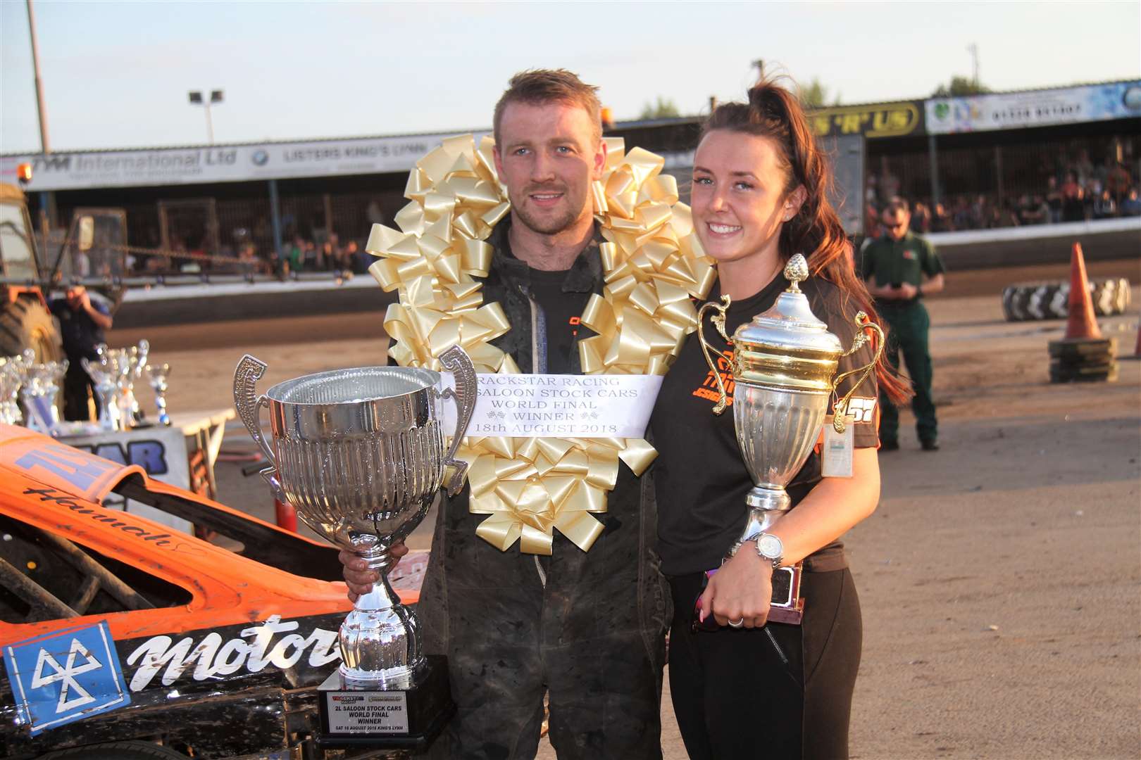 Max Stott pictured with fiancé Hannah Godfrey. (3685737)