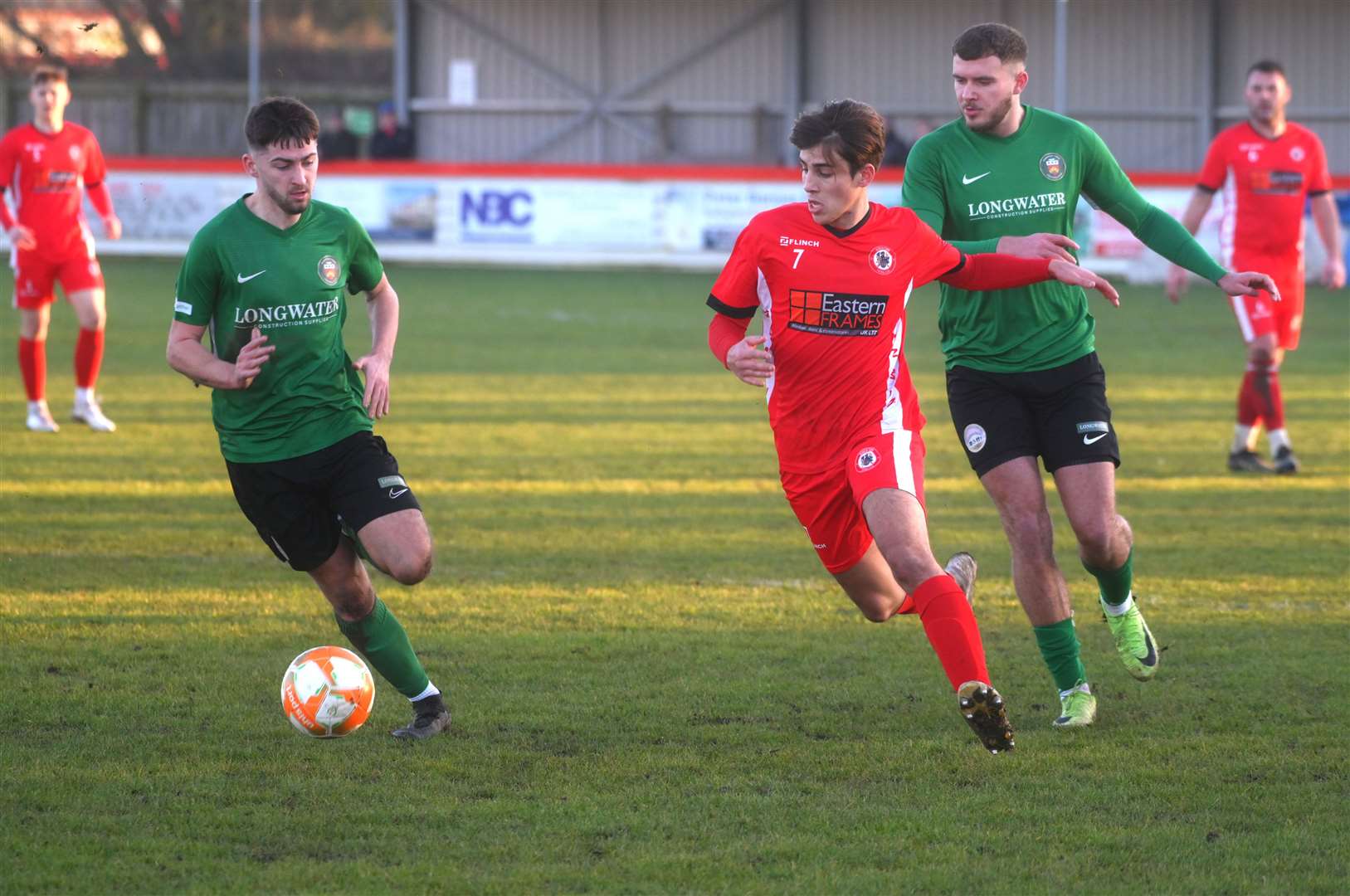 Arun Jones on the ball