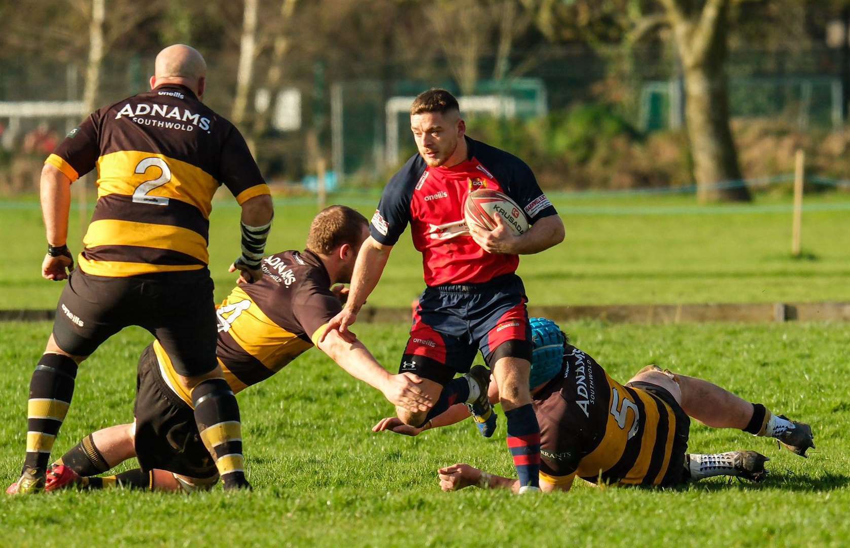 Charlie Talmage proved a threat with ball in hand. Picture: Andy Titmuss