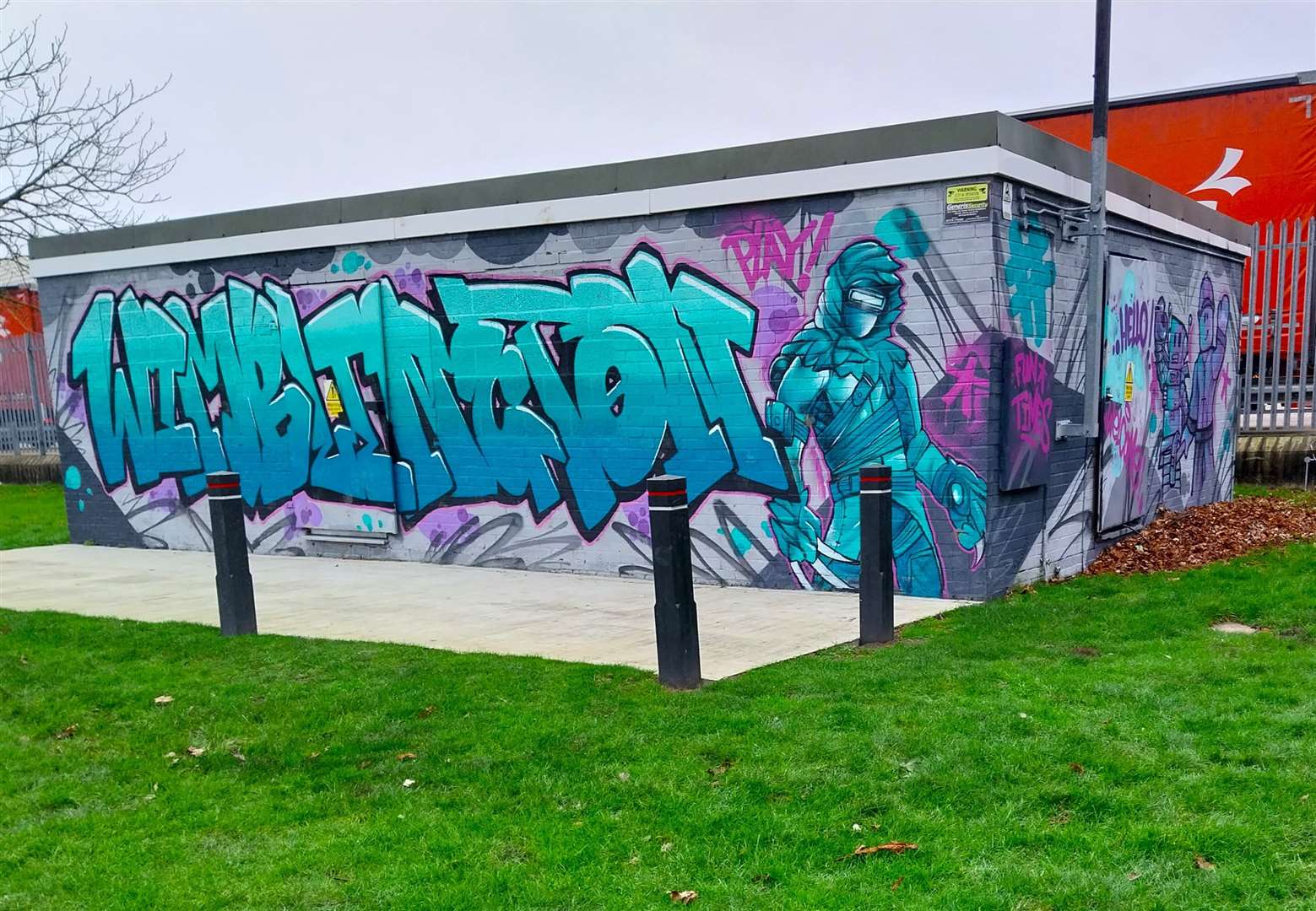 Grant recipient - Wimblington graffiti mural.