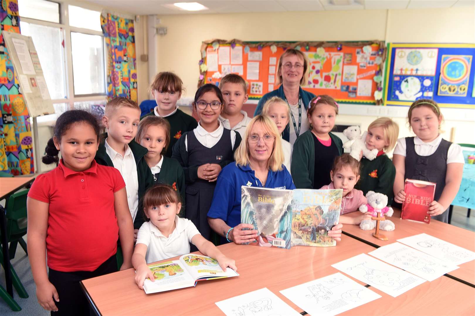 Sue Squires-Dutton who runs an after school religious club at the Orchards School. (4895638)