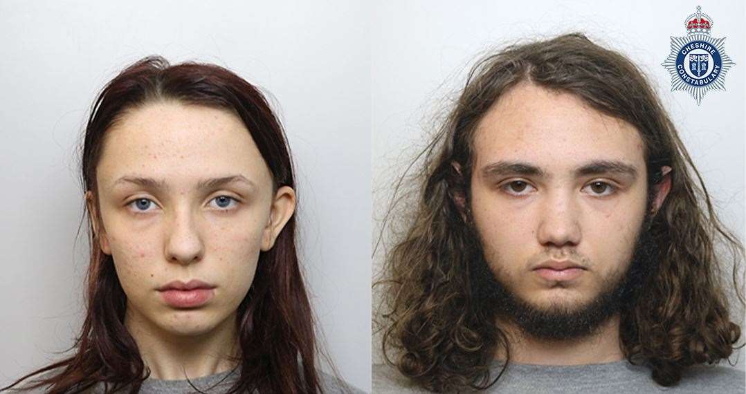 Scarlett Jenkinson and Eddie Ratcliffe (Cheshire Police/PA)