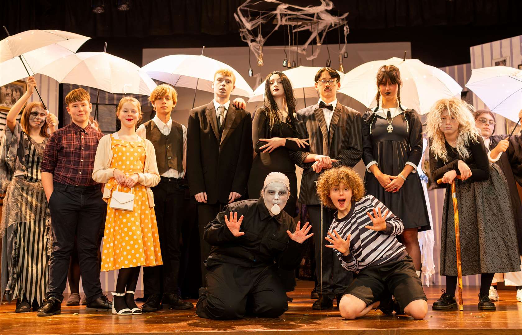Morticia, Gomez, Wednesday and Puglsely will be joined by Uncle Fester, Grandmama and Lurch, when Marshland High School stages The Addams Family Musical from November 7 to 9.