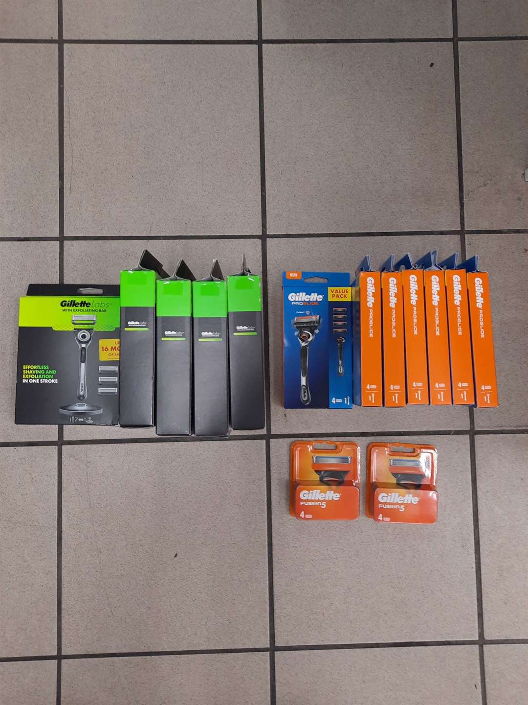 The razors were recovered. Picture: Policing Fenland