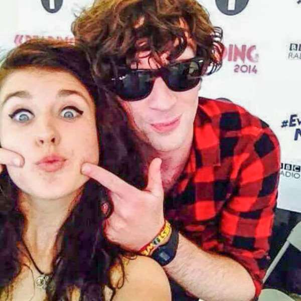Emily Pilbeam is a massive Pulled Apart by Horses fan and has become a friend of the band.