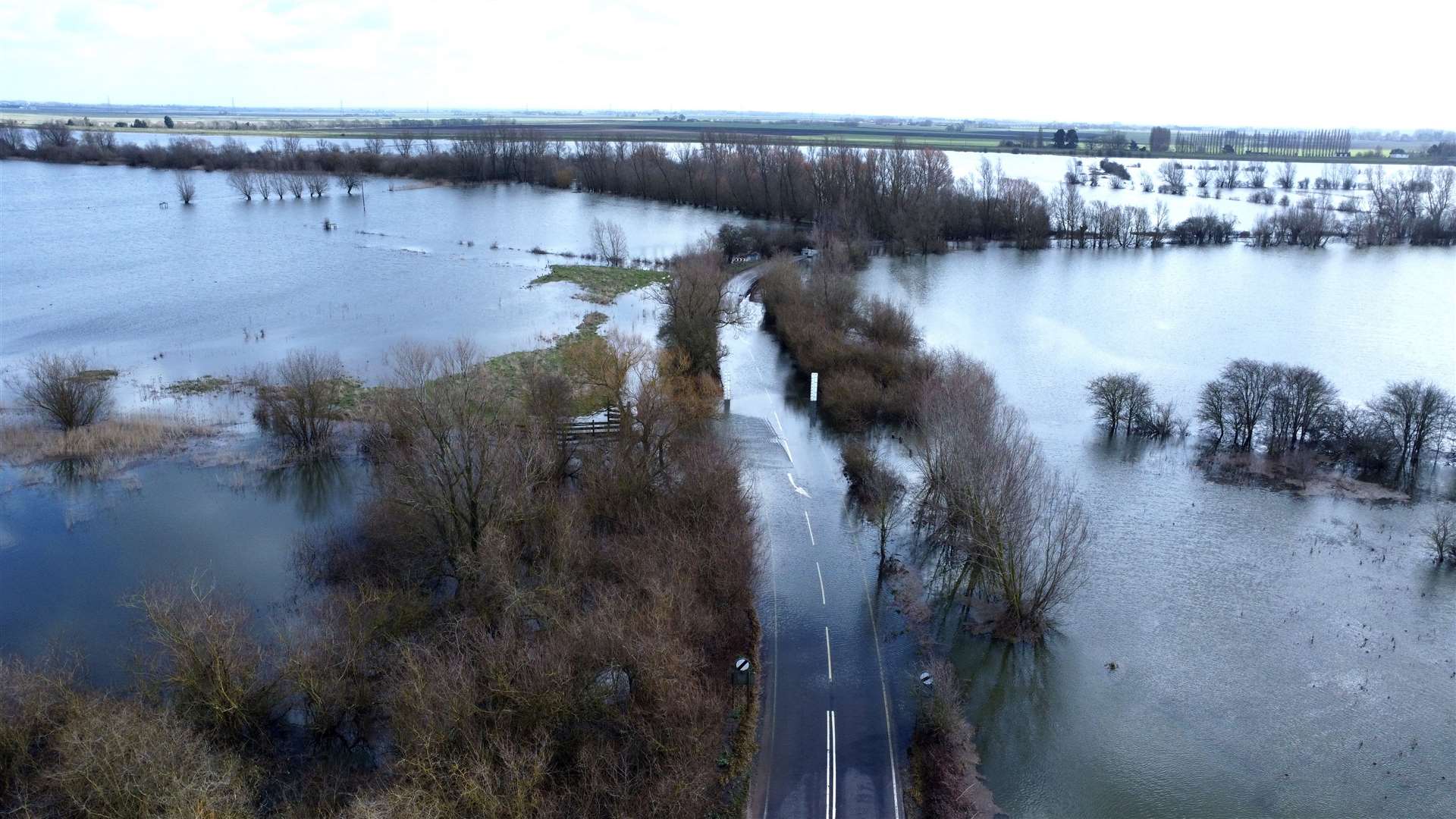 Motorists are advised to plan driving routes to avoid low lying roads, which may be flooded. Picture: Adam Fairbrother