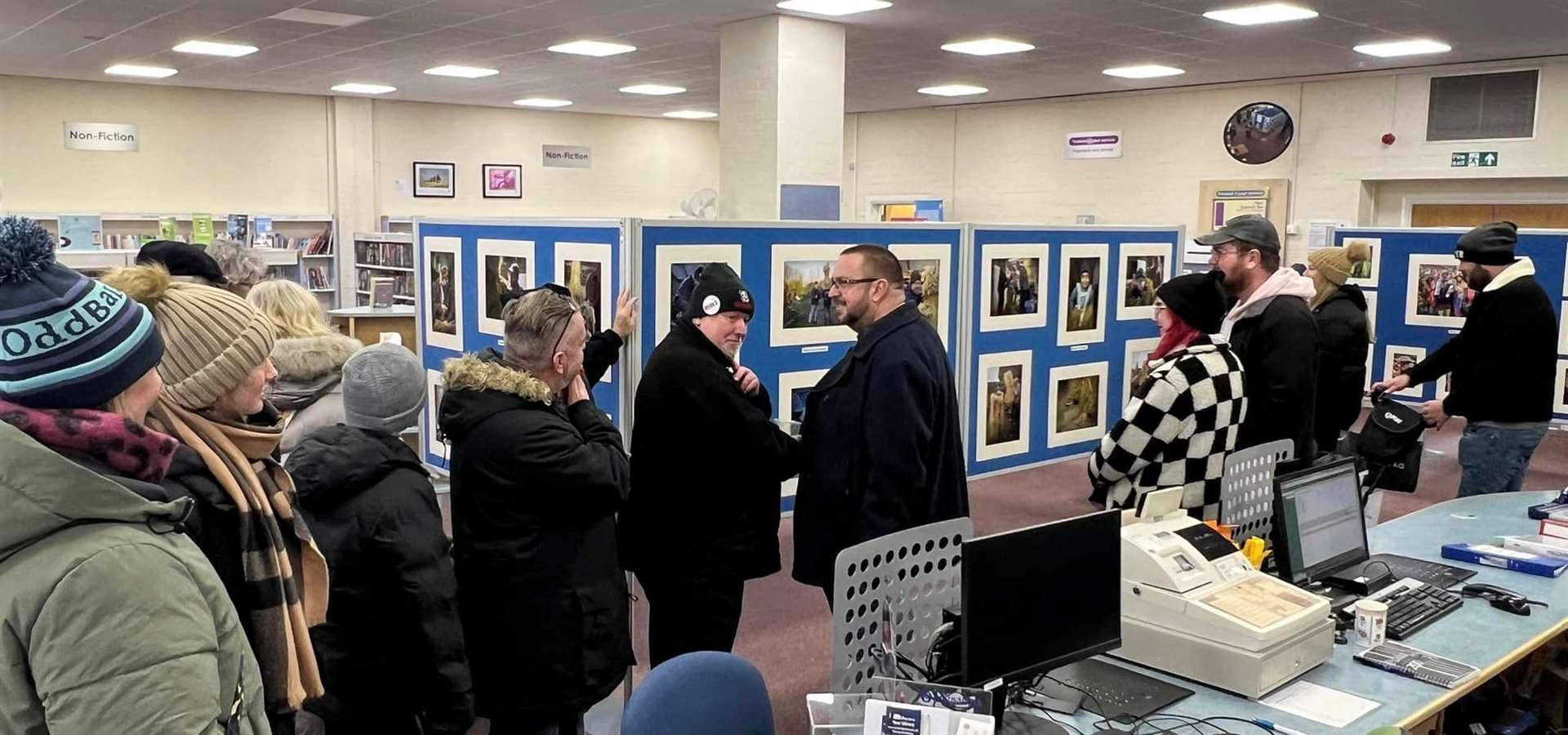 Grant recipient Andy Gutteridge - The Life and Soul of the Straw Bear exhibition