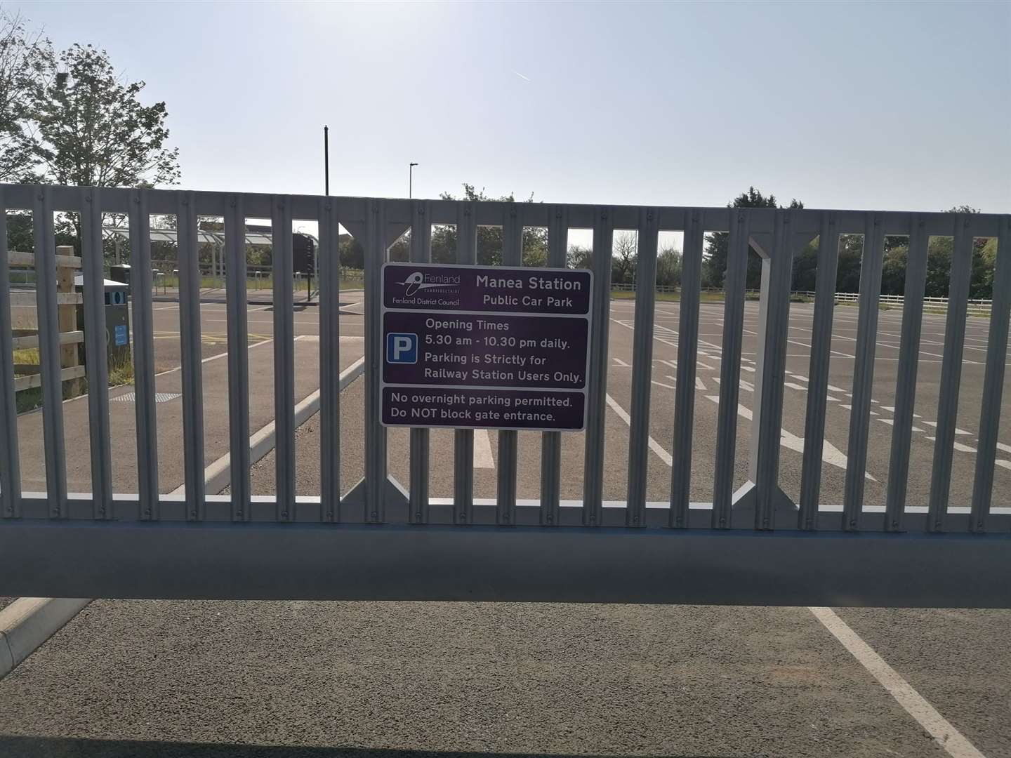 The new car park at Manea railway station is still closed - despite promises it would be open in April last year.