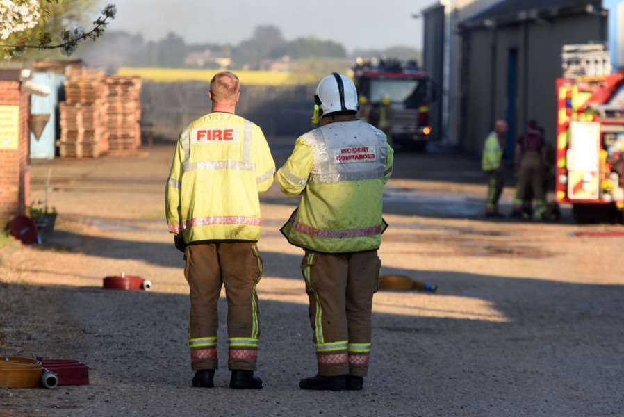 Fire at Smeeth Rd Marshland St James ANL-160905-083134009
