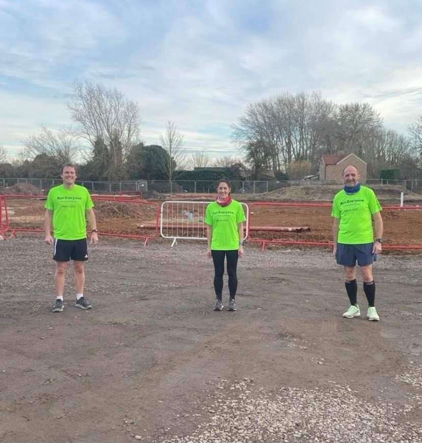 Claire Louise Apted and Rod Sinnott with co-worker James (left) (45850644)