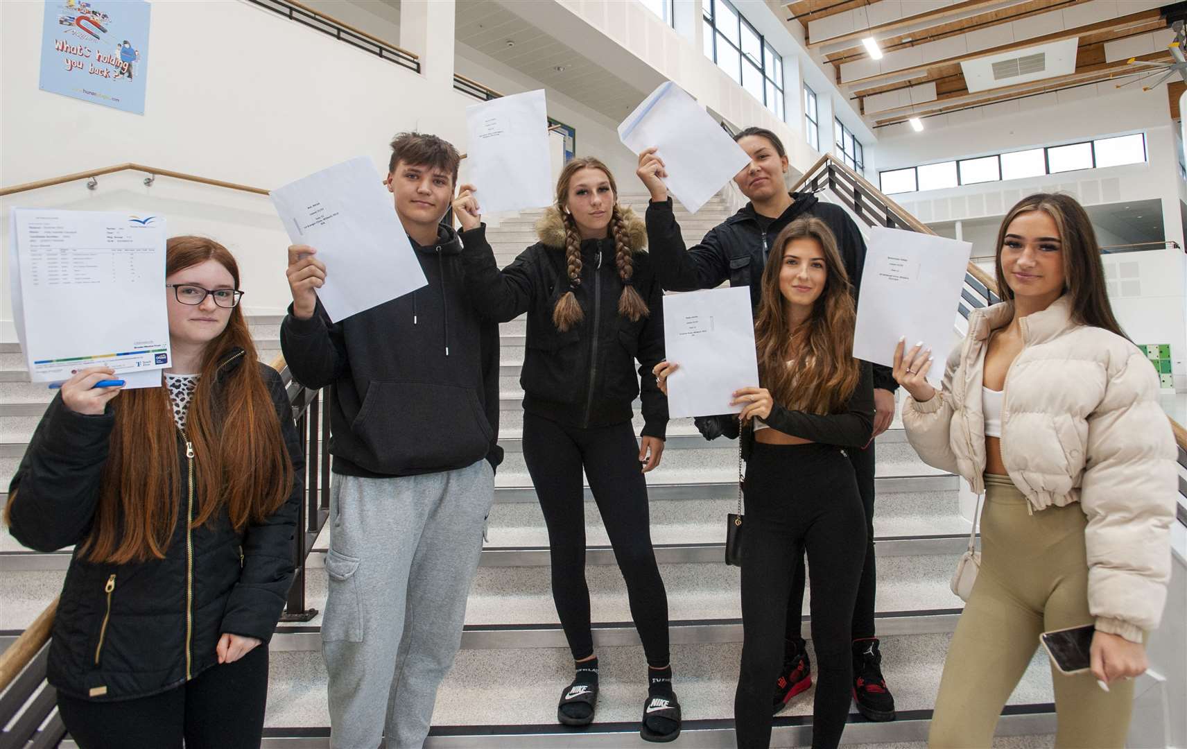 A group of students at Thomas Clarkson Academy celebrate their GCSE results. (Photo supplied) (58895441)