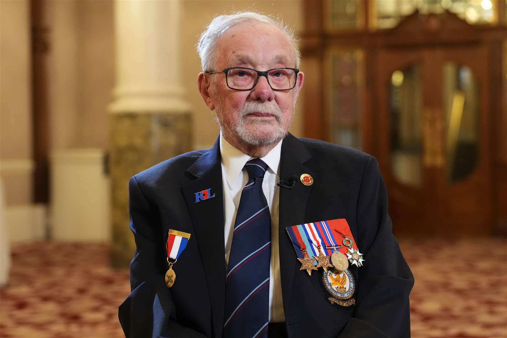 Alan Kennett, who is starting the VE Day 80th anniversary procession (Lucy North/PA)