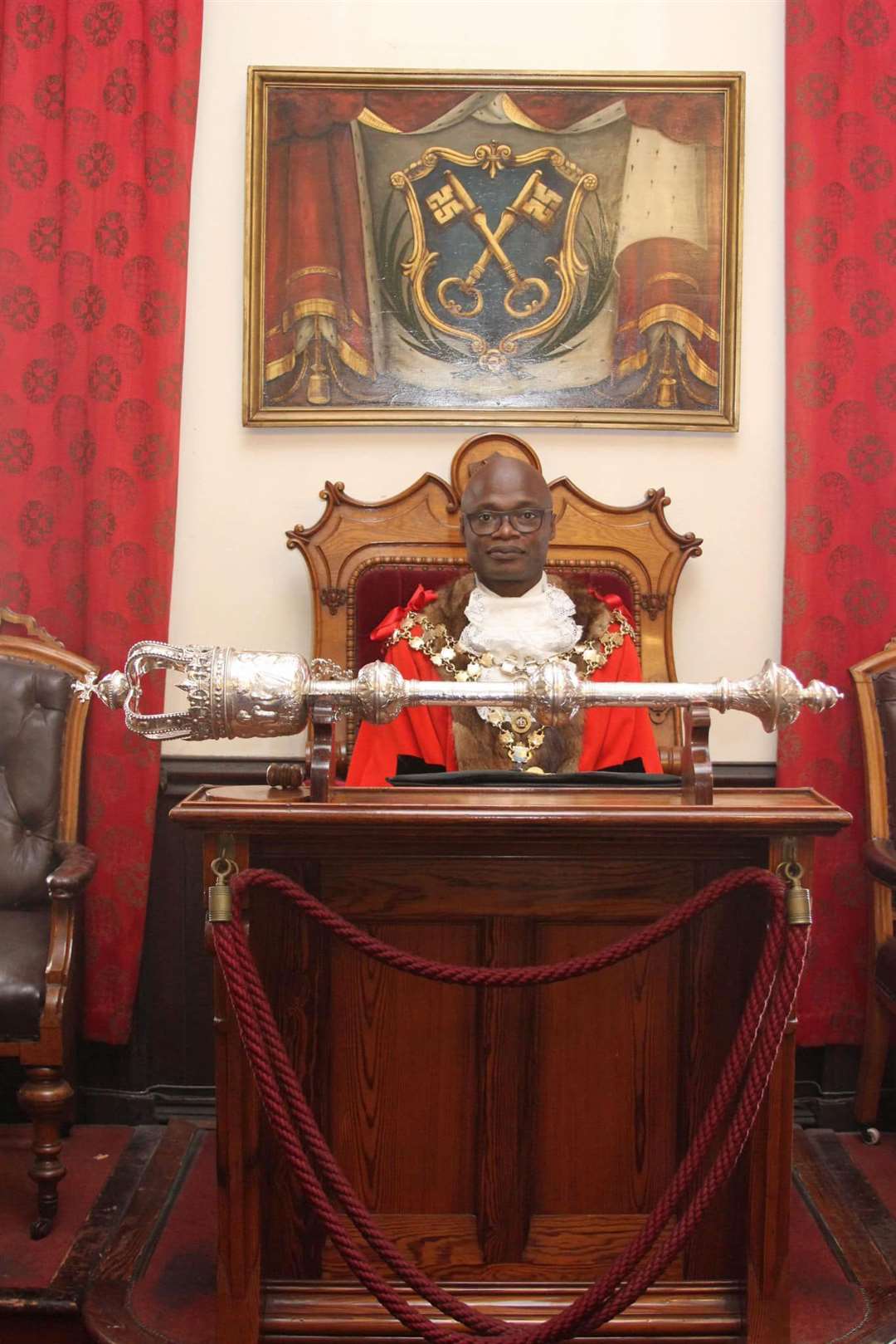 Cllr Sidney Imafidon has been elected as mayor of Wisbech