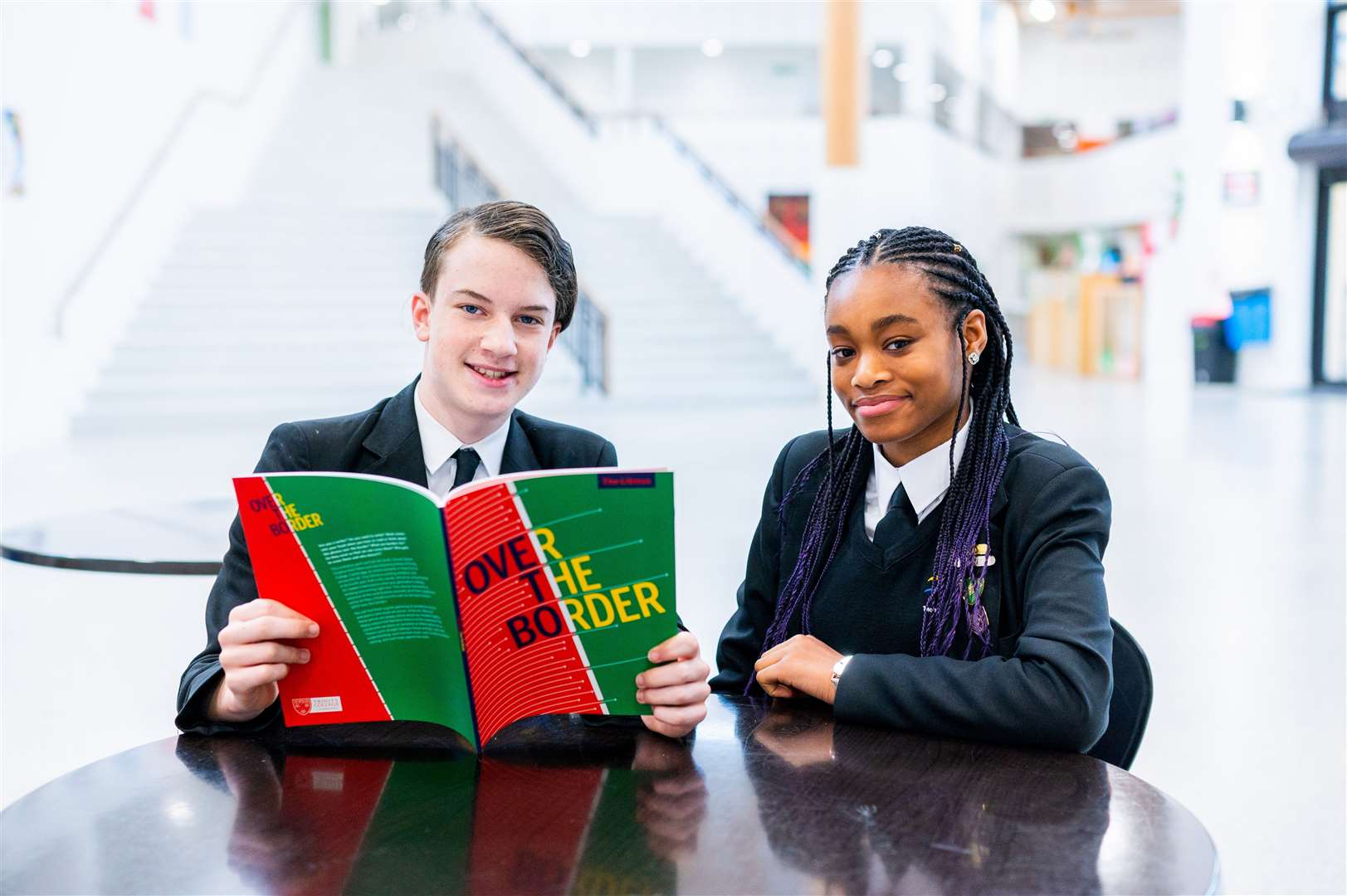 Powerful writing and artwork by a group of students at a Wisbech academy has seen them published in a joint project with Trinity College, Cambridge. Photo: Barking Dog Media/Ian Burt.