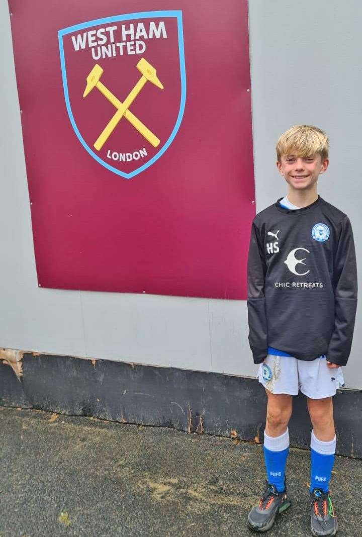 A young student at the Thomas Clarkson Academy in Wisbech has his sights set on a future in professional football. (54504410)