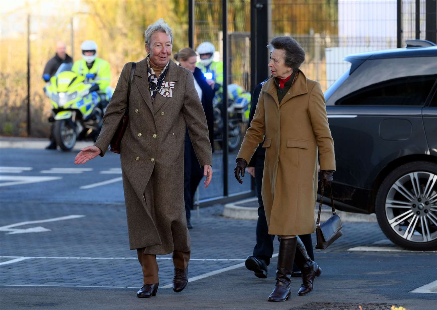 Princess Anne visiting the North Cambridgeshire Training Centre in Chatteris
